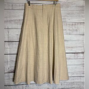 Chic Beige A-Line Women's Skirt